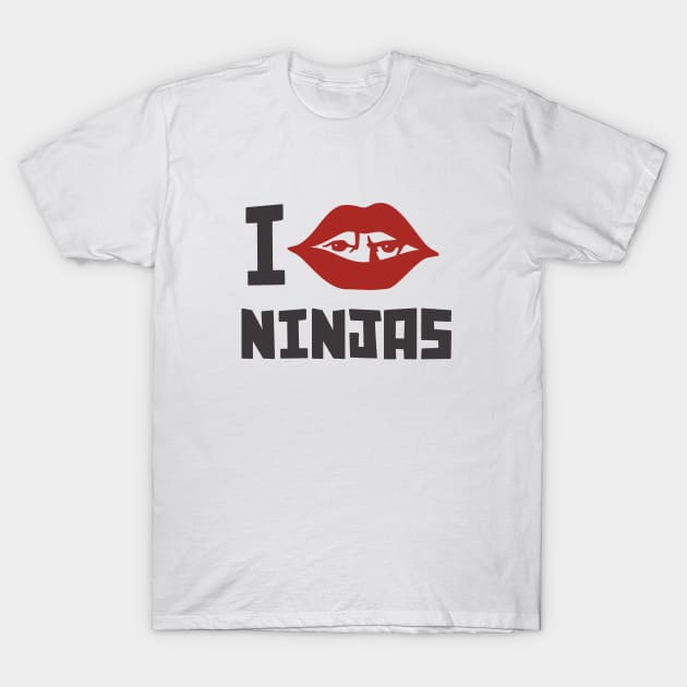 Kiss for the ninja T-Shirt by gotoup